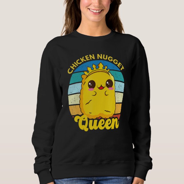 Chicken Nugget Queen Nug Life Funny Chicken Nugget T Shirt (Framsida)