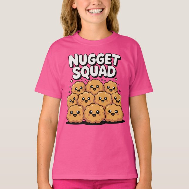 Chicken Nugget Squad T Shirt (Framsida)