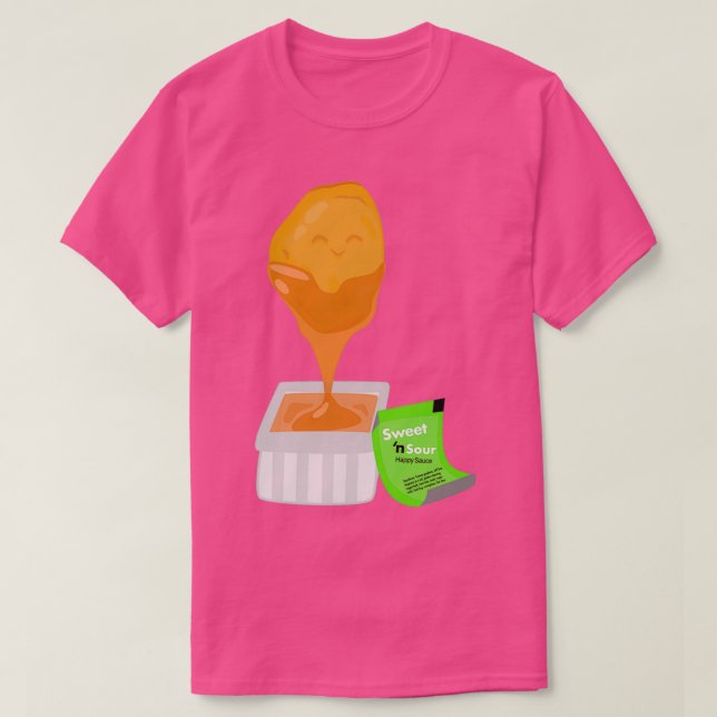 Chicken nugget sweet n sour sauce  t shirt (Design framsida)