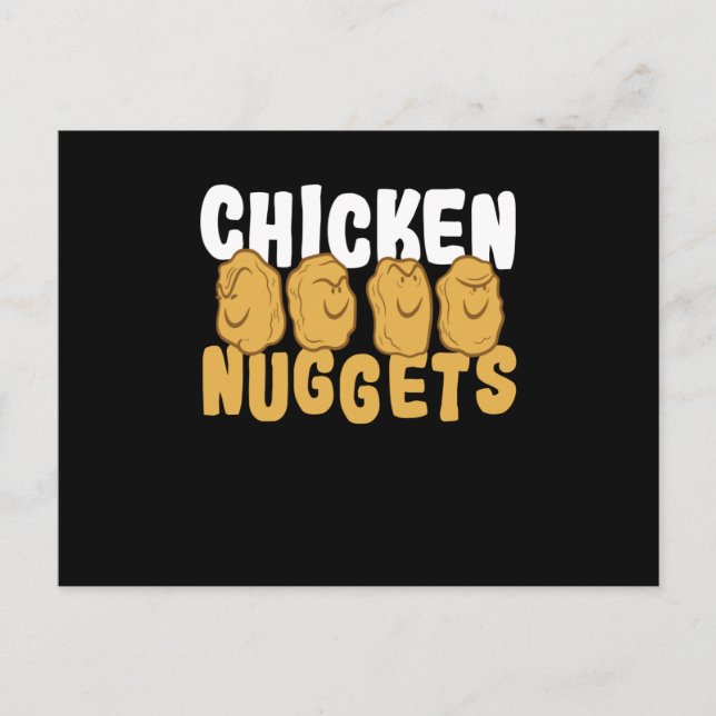 Chicken Nuggets Chicken Nuggets Vykort (Framsida)