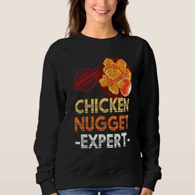 Chicken Nuggets Expert Fast Food Chicken Nugget T Shirt (Framsida)