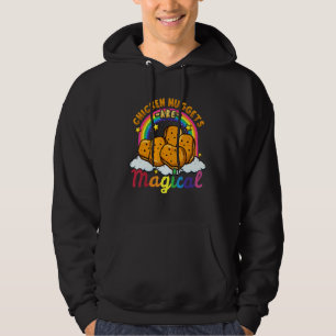 Chicken Nuggets Food Fast Food Kärlek Funny Hoodie