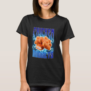 Chicken Nuggets Heavy Metal - Rolig Chicken Nugget T Shirt