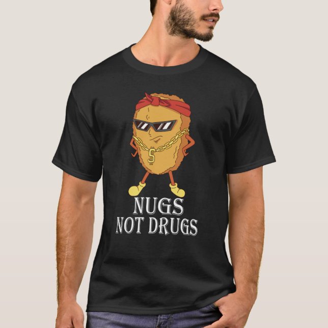 Chicken Nuggets Tees T Shirt (Framsida)