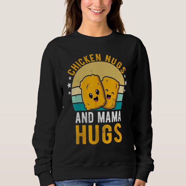 Chicken Nugs and Mama Hugs Toddler for Chicken Nug T Shirt (Framsida)