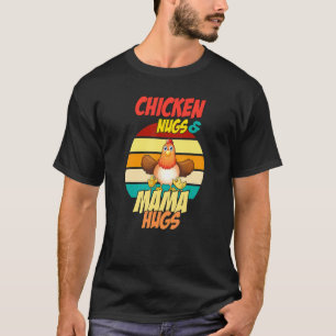 Chicken Nugs och Mamma Hugs Nugs och Kisses Nugget T Shirt
