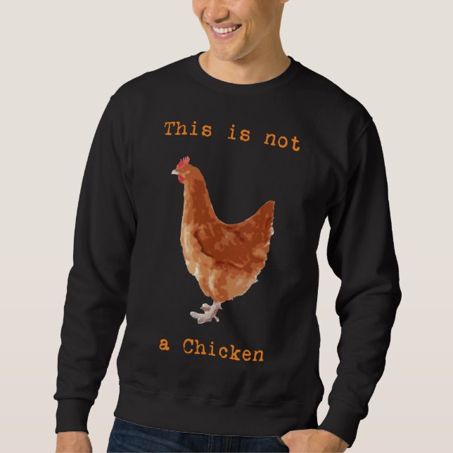 Chicken Orange is the new black   Lång Ärmad Tröja (Framsida)