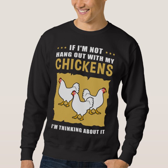 Chicken Owner Ha Lång Ärmad Tröja (Framsida)