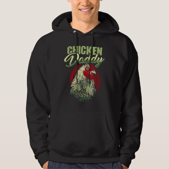 Chicken Pappa Chick Hoodie (Framsida)