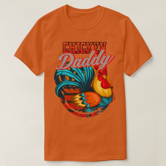 Chicken pappa Chicken Pappa Farmer Retro Far Da T Shirt (Design framsida)