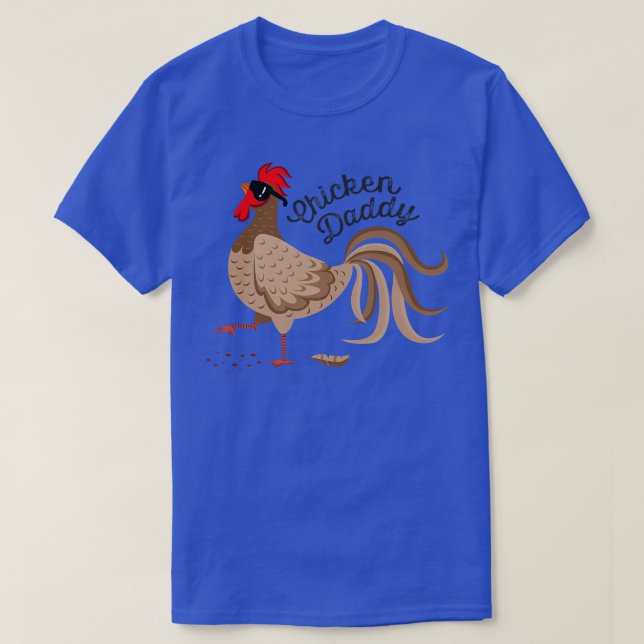 Chicken pappa Chicken Pappa Funny Tupp Poultry Fa T Shirt (Design framsida)