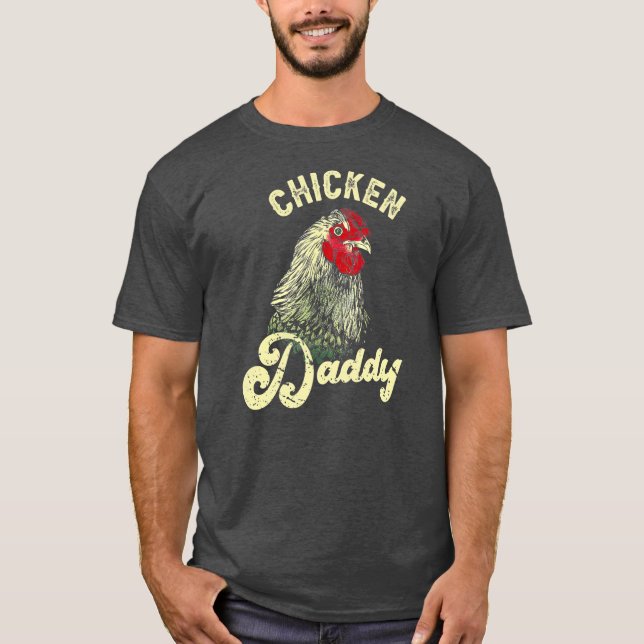 Chicken pappa Farmer Chicken Älskare T Shirt (Framsida)