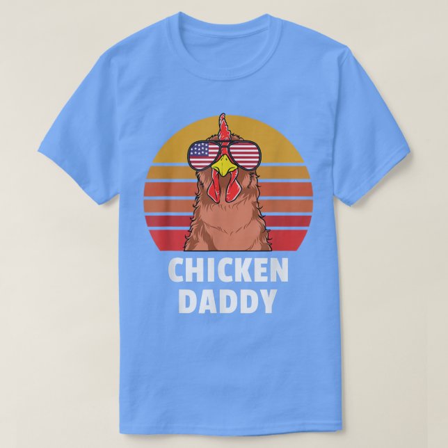 Chicken pappa Farmer Chicken Älskare T Shirt (Design framsida)