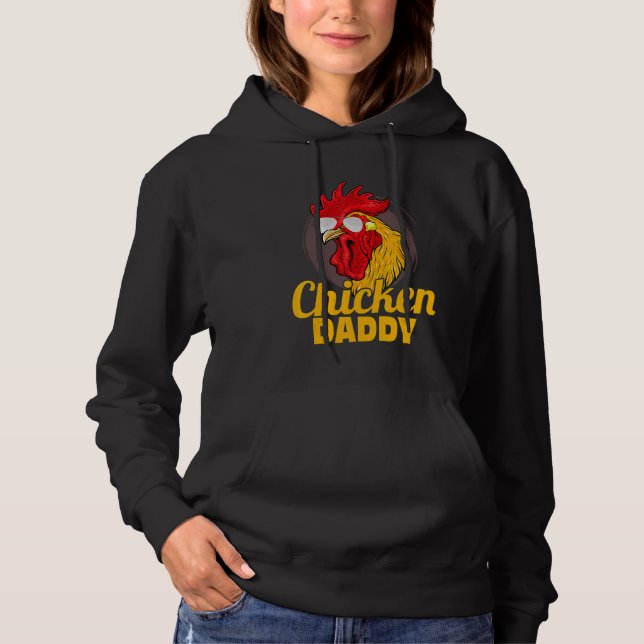 Chicken pappa Farming Tupp Hen Far T Shirt (Framsida)