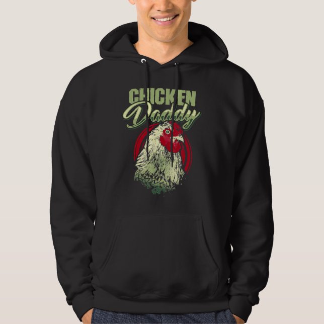 Chicken pappa hoodie (Framsida)
