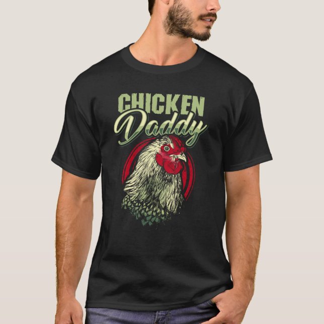 Chicken pappa Pappa Farmer Gift Poultry Farmer T Shirt (Framsida)