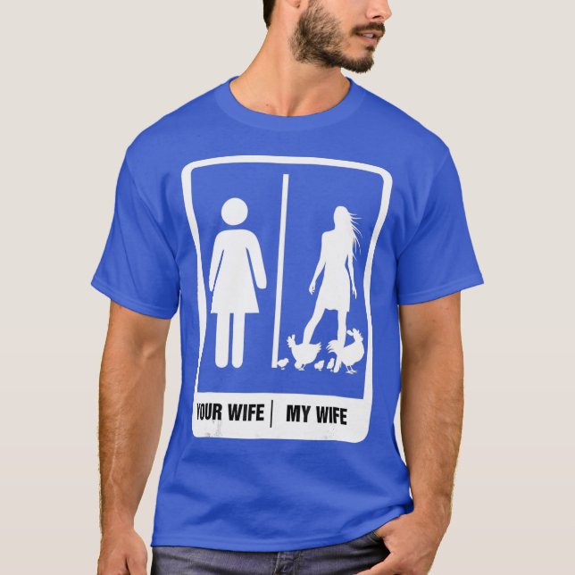 Chicken Pappa Shirt Funny Fars dag Tupp My T (Framsida)