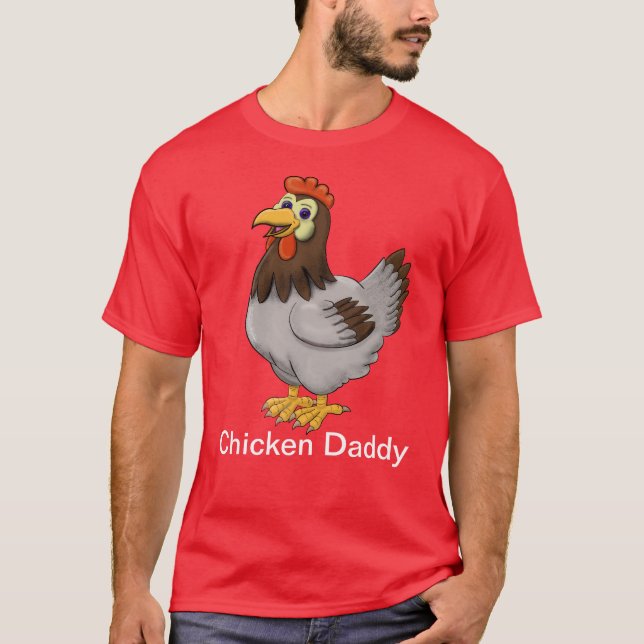 Chicken Pappa T Shirt (Framsida)