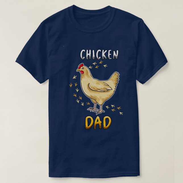 Chicken Pappa T Shirt (Design framsida)