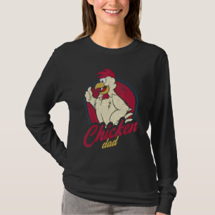 Chicken Pappa Tupp för kyckling T Shirt