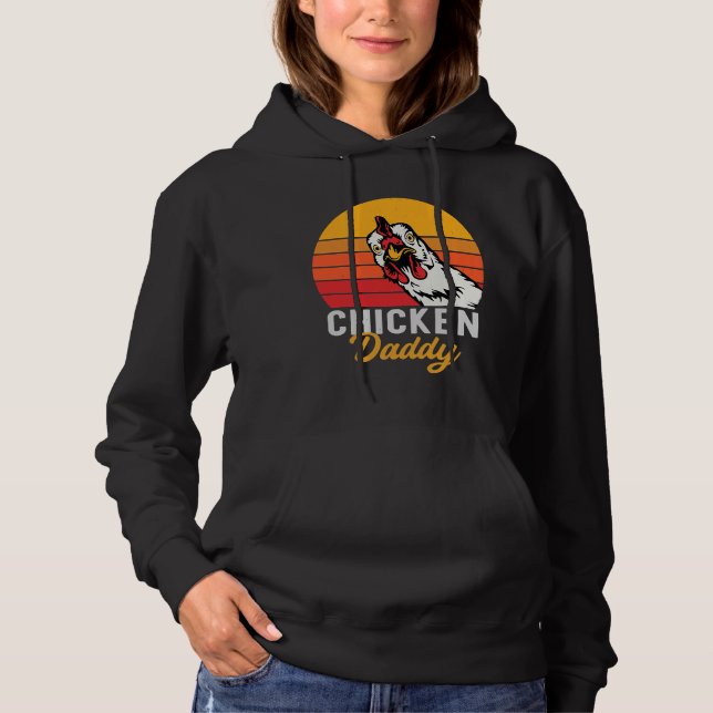 Chicken pappa Vintage Farmer T Shirt (Framsida)