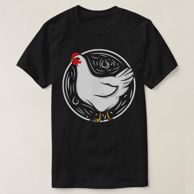 Chicken pappor har de bästa kontrollanterna Funny  T Shirt (Design framsida)