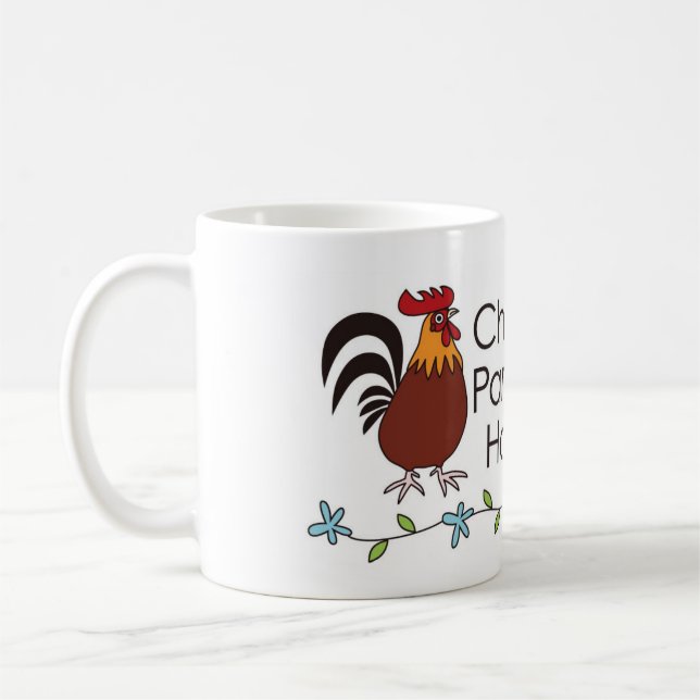 Chicken Paradise Hawaii Logotyp Mugg (Vänster)