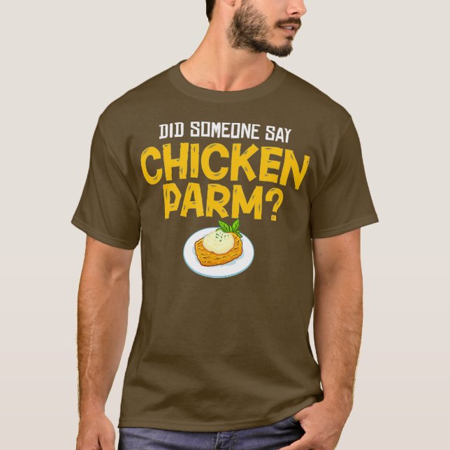 Chicken Parm Gift Parmigiana Parmesan Italiana T Shirt (Framsida)