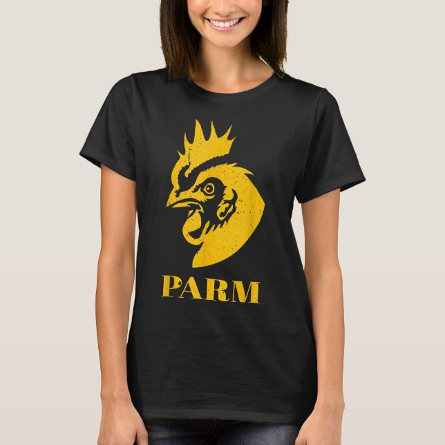 Chicken Parm Kött Älskare Farm T Shirt (Framsida)