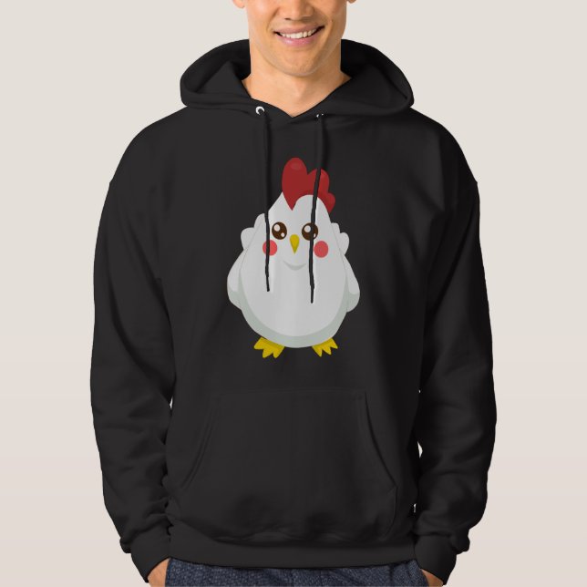 chicken pattern   hoodie (Framsida)