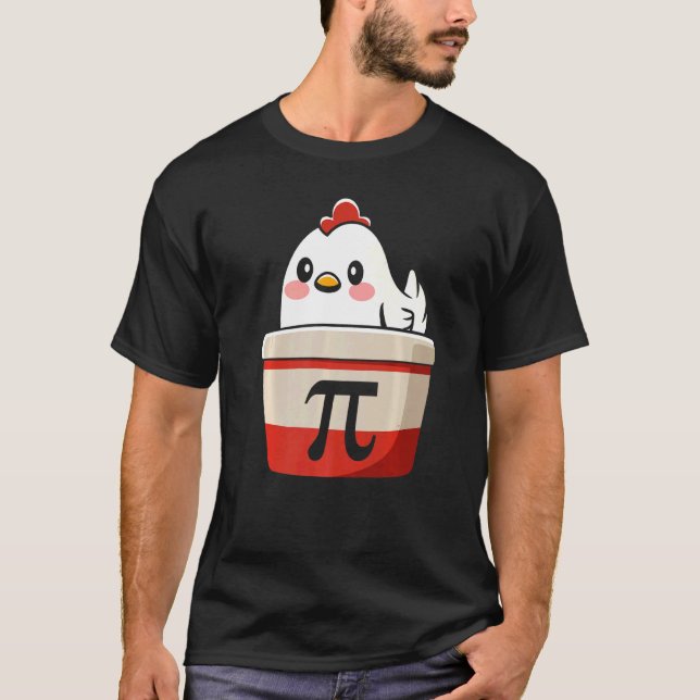 Chicken Pi Tee Chicke Paj Funny Math Teacher Humor (Framsida)