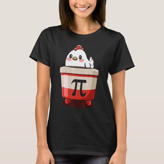 Chicken Pot-dagen Paj Math Geek Gift 3 14 T Shirt (Framsida)