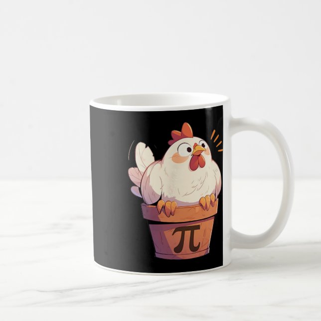 Chicken Pot Day Manar Women Kids Math Teacher Gif Kaffemugg (Höger)
