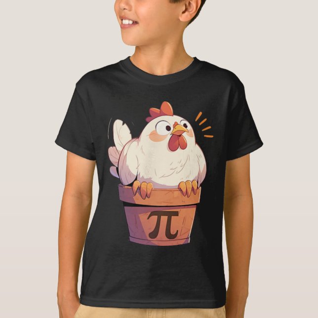 Chicken Pot Day Manar Women Kids Math Teacher Gif T Shirt (Framsida)