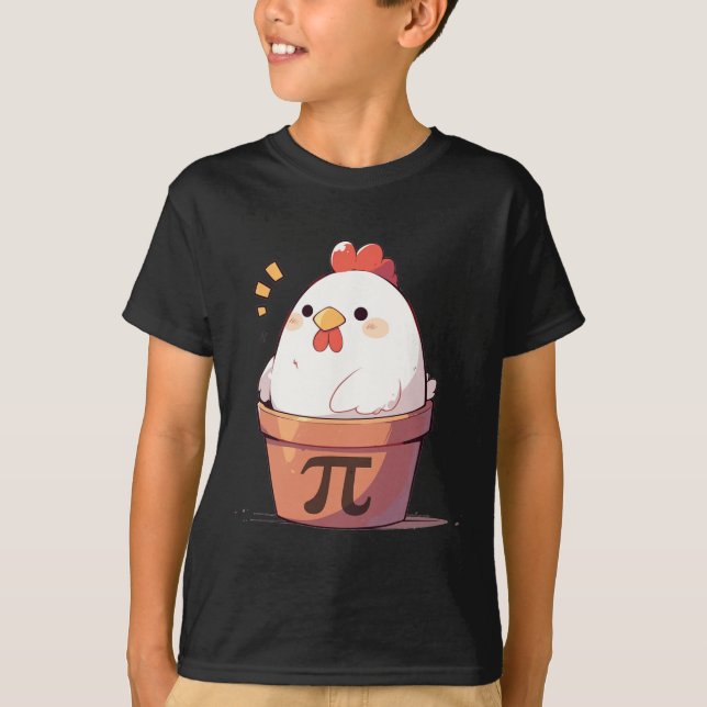 Chicken Pot Day Manar Women Kids Math Teacher Gif T Shirt (Framsida)