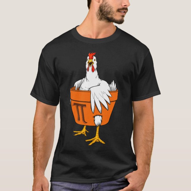 Chicken Pot Day T Shirt Gift Manar Women Kids Mat (Framsida)