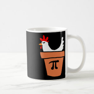 Chicken Pot Paj Funny Math Älskare Pun Pi Day Stud Kaffemugg