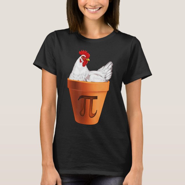 Chicken Pot Pi Da T Shirt (Framsida)