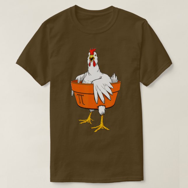 Chicken Pot PI-dagen Gift Manar Women Kids Math T Shirt (Design framsida)