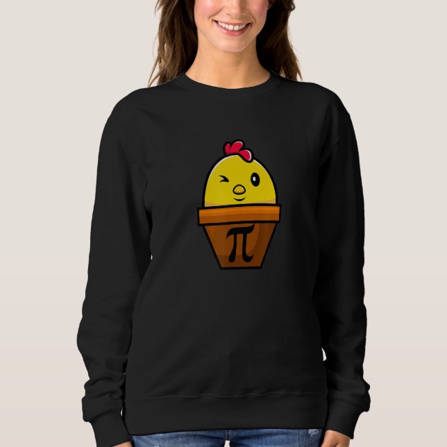 Chicken Pot Pi Math Funny Academic Pi Day T Shirt (Framsida)