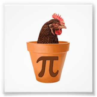 Chicken Pot Pi (och jag bryr mig inte) Fototryck
