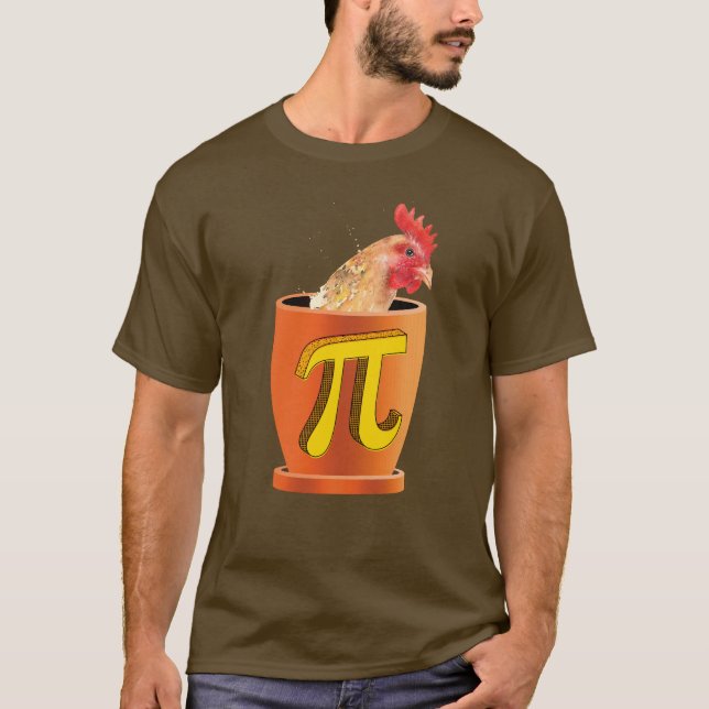 Chicken Pot Pi (och jag bryr mig inte) T Shirt (Framsida)