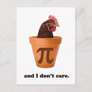 Chicken Pot Pi (och jag bryr mig inte) Vykort