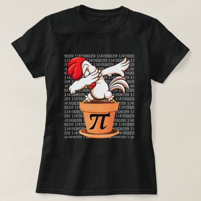 Chicken Pot Pi Shirt Pi Day 2023 Funny Math 3 14 M T Shirt (Design framsida)