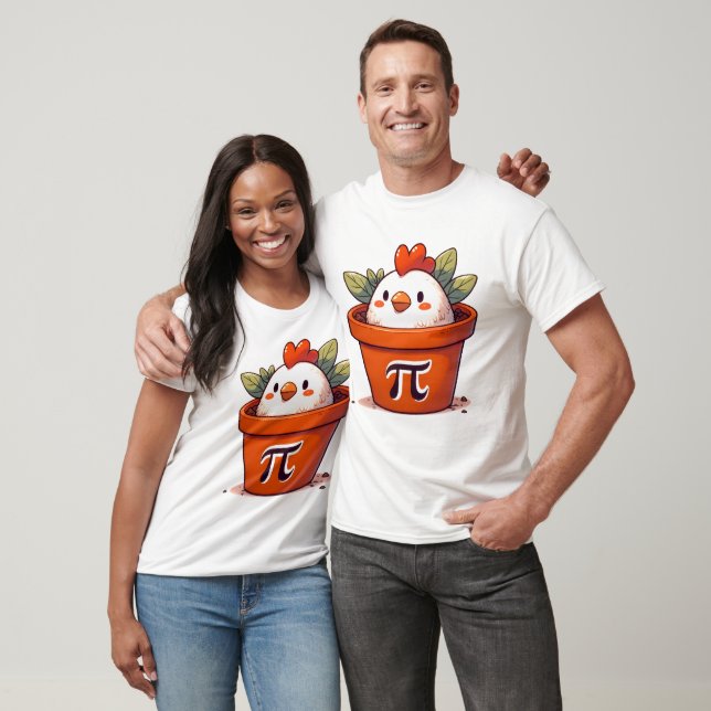 Chicken Pot Pi Teacher T-shirt (Unisex)