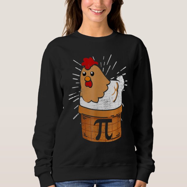 Chicken Pot Pie  Math pun Chicken Pot Pi T Shirt (Framsida)