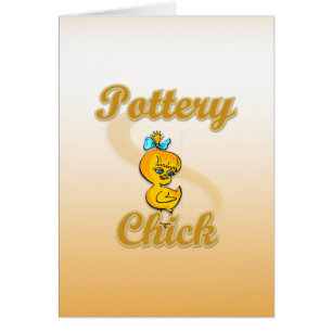 Chicken Pottery Hälsningskort