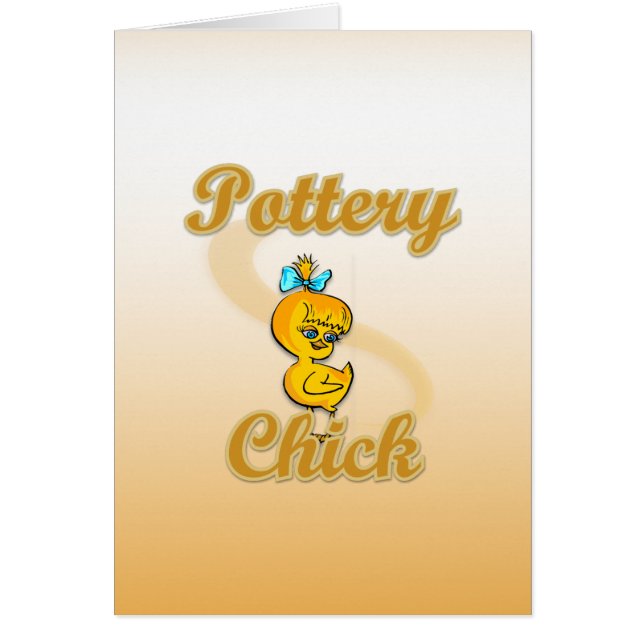 Chicken Pottery Hälsningskort (Framsidan)