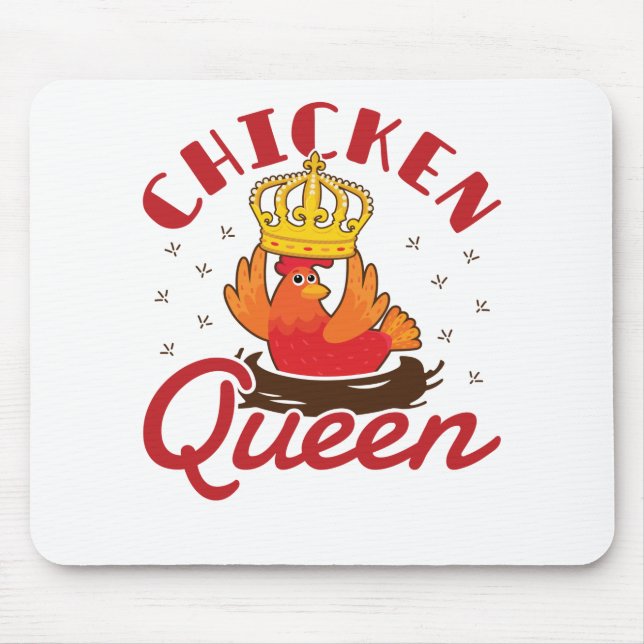 Chicken Queen Women Dam Hen Farm Farmer Musmatta (Framsidan)