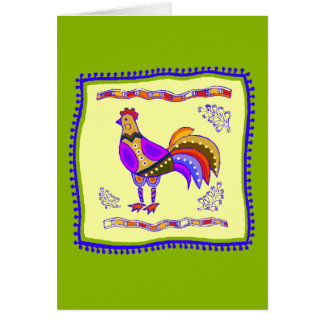 Chicken Quilt Hälsningskort